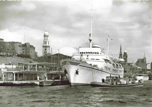 AK / Ansichtskarte Dampfer Oceanliner Wappen Von Hamburg
