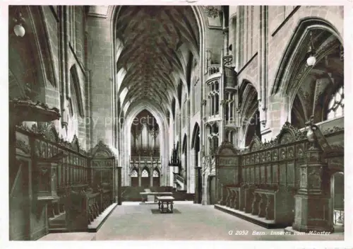 AK / Ansichtskarte Orgel Kirchenorgel Organ Orgue Bern Muenster