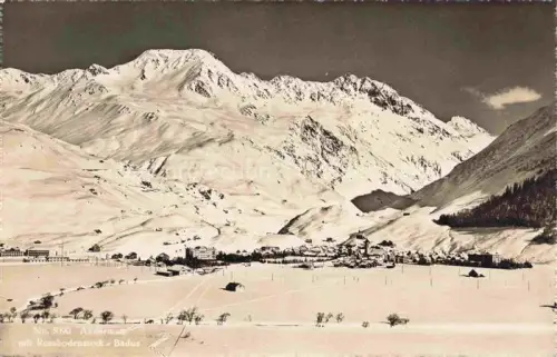 AK / Ansichtskarte Andermatt UR Winterpanorama Blick gegen Rossbodenstock Badus Gotthardmassiv