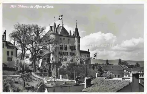 AK / Ansichtskarte NYON VD Château de Nyon et Jura