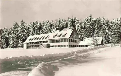 AK / Ansichtskarte Roth Lossburg Freudenstadt BW Evangelisches Muettergenesungsheim Winterlandschaft Schwarzwald