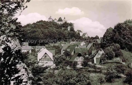 AK / Ansichtskarte Kirchensittenbach Ortsansicht mit Burg Hohenstein