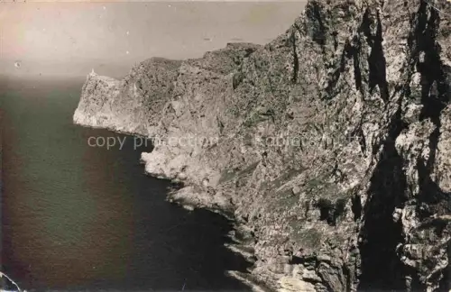 AK / Ansichtskarte Formentor Mallorca Islas Baleares ES Cabo y Faro Kuestenpanorama Steilkueste
