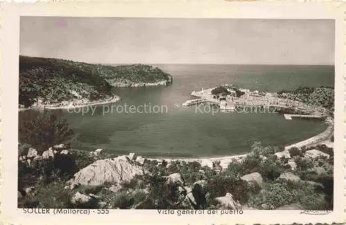 AK / Ansichtskarte SOLLER Mallorca ES Vista general del puerto