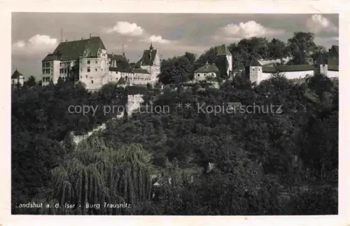 AK / Ansichtskarte LANDSHUT  Isar Burg Trausnitz