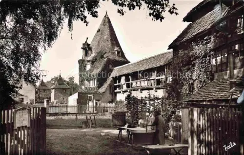 AK / Ansichtskarte Weissenburg  Bayern Wehrgang am Scheibleinsturm