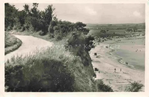 AK / Ansichtskarte Hohwacht Ostseebad Schleswig-Holstein Panorama Steilkueste Strand