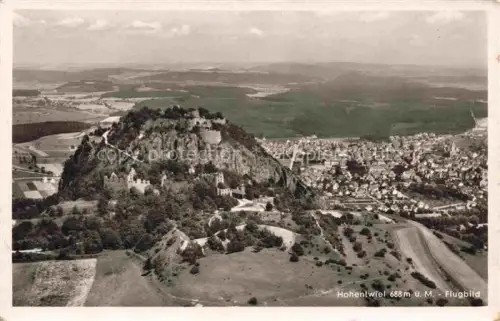 AK / Ansichtskarte Hohentwiel Singen BW Fliegeraufnahme