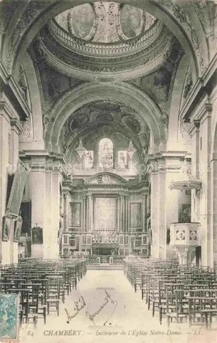 AK / Ansichtskarte CHAMBERY 73 Savoie Interieur de l'Eglise Notre Dame