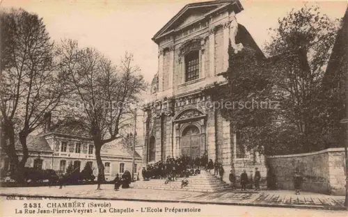 AK / Ansichtskarte CHAMBERY 73 Savoie La Rue Jean Pierre Veyrat La Chapelle L'Ecole Preparatoire