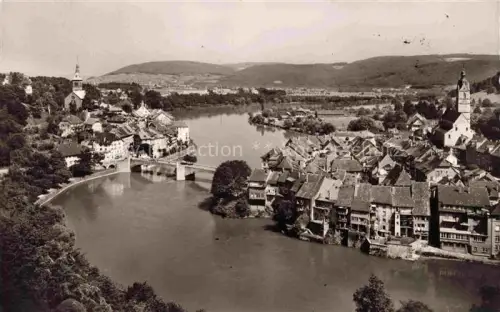 AK / Ansichtskarte Laufenburg Baden BW Rheinpartie