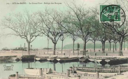 AK / Ansichtskarte AIX-LES-BAINS Chambery 73 Savoie Le Grand Port Refuge des Barques