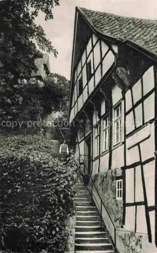 AK / Ansichtskarte Tecklenburg Steinfurt NRW Die Aussentreppe