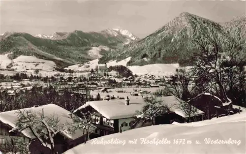 AK / Ansichtskarte Ruhpolding Bayern mit Hochfelln und Westernberg
