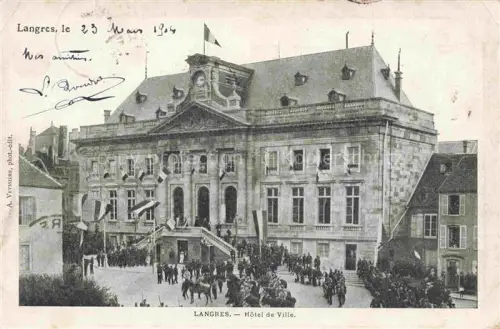 AK / Ansichtskarte LANGRES 52 Haute-Marne Hotel de Ville