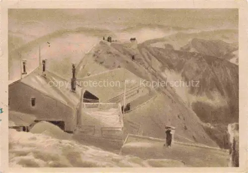 AK / Ansichtskarte Wendelstein 1839m Bayrischzell Bayern Fliegeraufnahme