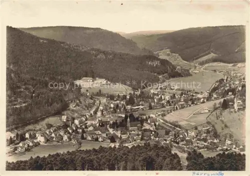 AK / Ansichtskarte Herrenalb BAD HERRENALB BW Fliegeraufnahme