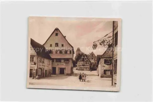 AK / Ansichtskarte DINKELSBueHL Dorfplatz