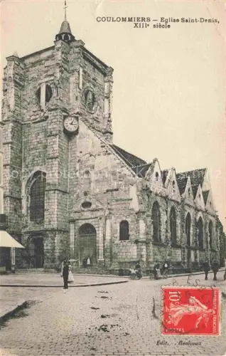 AK / Ansichtskarte Coulommiers MEAUX 77 Seine-et-Marne Eglise Saint Denis