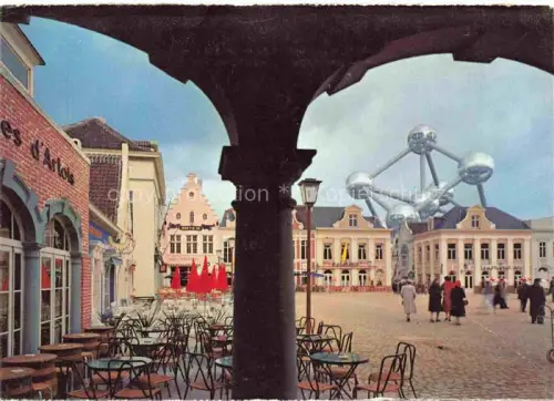 AK / Ansichtskarte Exposition Universelle Bruxelles 1958 La Grand Place Atomium 