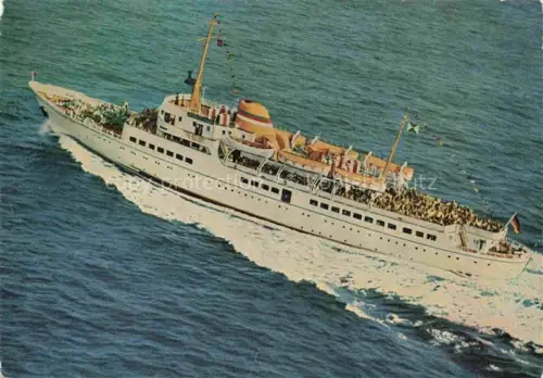 AK / Ansichtskarte Dampfer Oceanliner Gastronomie D.E.S. Bunte Kuh 