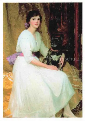 AK / Ansichtskarte DICKSEE Frank (1853-1928) Kuenstlerkarte Portraet Miss Dorothy Dicksee