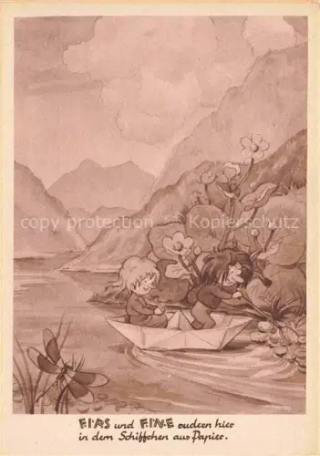 AK / Ansichtskarte Maerchen Sagen Fairy Tale Conte-- Fips und Fine 