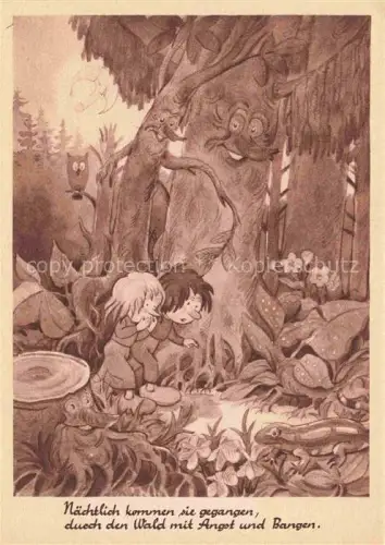 AK / Ansichtskarte Maerchen Sagen Fairy Tale Conte-- Fips und Fine