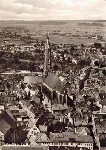 AK / Ansichtskarte LANDSHUT  Isar Stadtpanorama