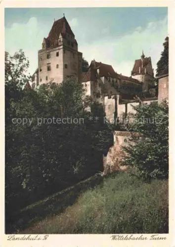 AK / Ansichtskarte LANDSHUT  Isar Wittelsbacher Turm
