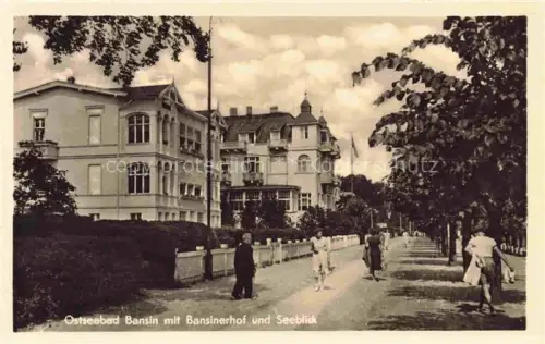 AK / Ansichtskarte BANSIN Ostseebad Heringsdorf Mecklenburg-Vorpommern mit Bansinerhof und Seeblick