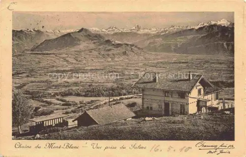 AK / Ansichtskarte Saleve Saint-Julien-en-Genevois 74 Haute-Savoie Chaine du Mont Blanc Vue prise du Saleve