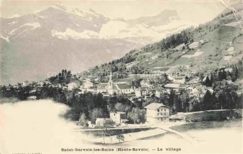 AK / Ansichtskarte Saint-Gervais -les-Bains 74 Haute-Savoie Le village