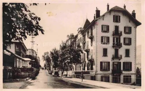 AK / Ansichtskarte Saint-Gervais -les-Bains 74 Haute-Savoie Entree du Chef-lieu Le Grand Hotel
