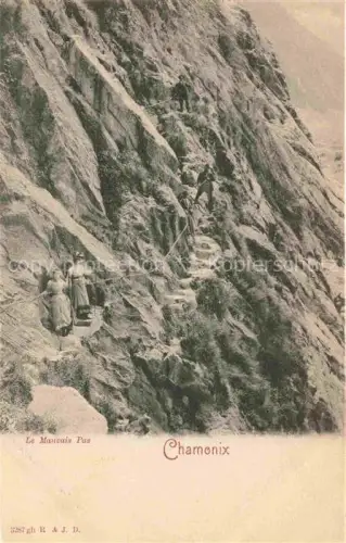 AK / Ansichtskarte CHAMONIX BONNEVILLE 74 Haute-Savoie Le Mauvais Pas