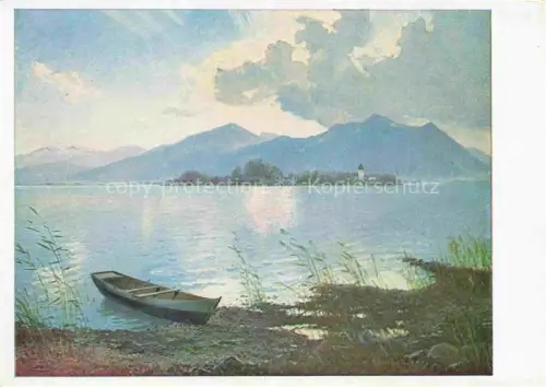 AK / Ansichtskarte YOS Kuenstlerkarte Stimmung am Chiemsee Muenchen