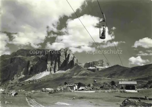AK / Ansichtskarte Gondellift Telecabine-- Passo Sella Forcella Sassolungo Langkofel