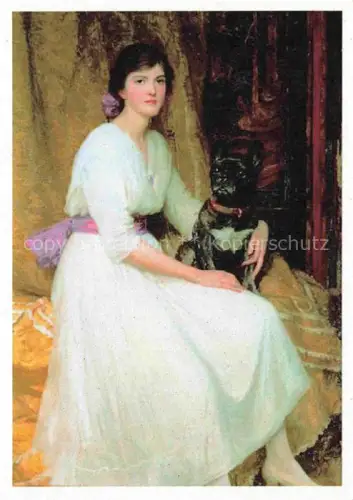 AK / Ansichtskarte DICKSEE Frank (1853-1928) Kuenstlerkarte Portraet Miss Dorothy Dicksee