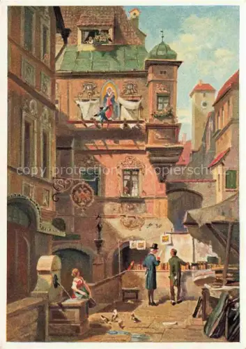 AK / Ansichtskarte Spitzweg Carl Kuenstlerkarte Kunst und Wissenschaft 
