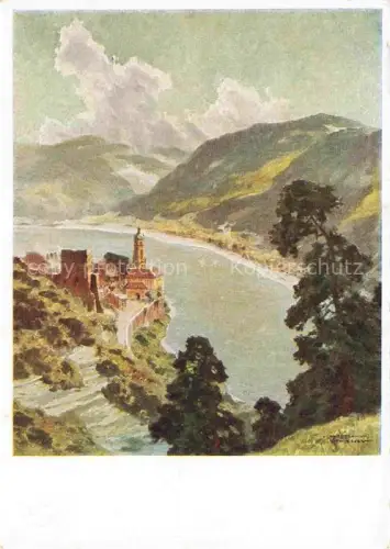 AK / Ansichtskarte MAURUS Hanns Kuenstlerkarte Duernstein an der Donau 