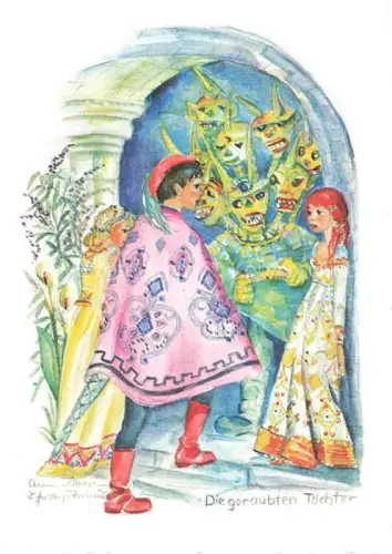 AK / Ansichtskarte Maerchen Sagen Fairy Tale Conte-- Die geraubte Tochter 