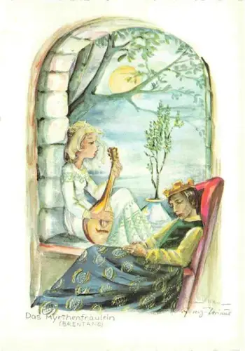 AK / Ansichtskarte Maerchen Sagen Fairy Tale Conte-- Das Myrthenfraulein