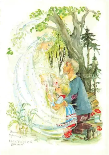 AK / Ansichtskarte Maerchen Sagen Fairy Tale Conte-- Marienkind