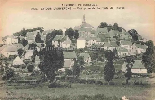 AK / Ansichtskarte Latour-d Auvergne 63 Puy-de-Dome Vue prise de la Route de Tauves