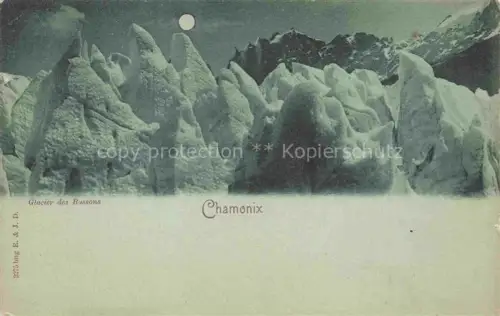 AK / Ansichtskarte CHAMONIX BONNEVILLE 74 Haute-Savoie Glacier des Bossons