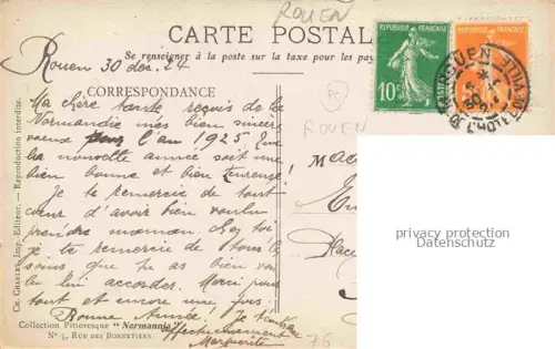 AK / Ansichtskarte ROUEN 76 Seine-Maritime Rue des Bonnetiers