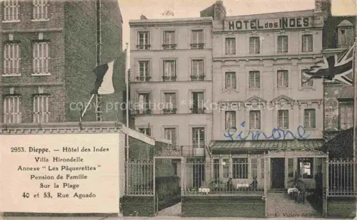 AK / Ansichtskarte DIEPPE 76 Seine-Maritime Hotel des Indes Villa Hirondelle