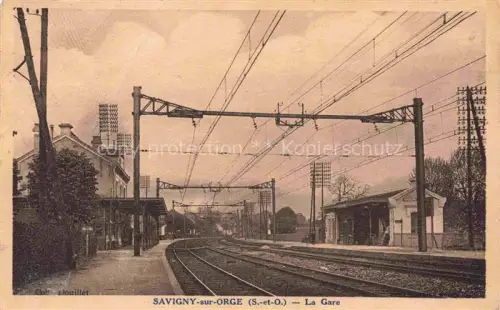 AK / Ansichtskarte Savigny-sur-Orge Palaiseau 91 Essonne La Gare