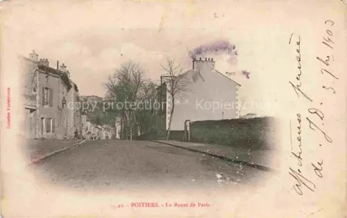 AK / Ansichtskarte POITIERS 86 Vienne La Route de Paris