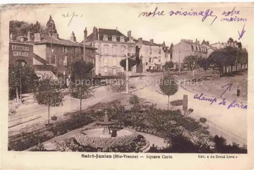 AK / Ansichtskarte Saint-Junien Square Curie